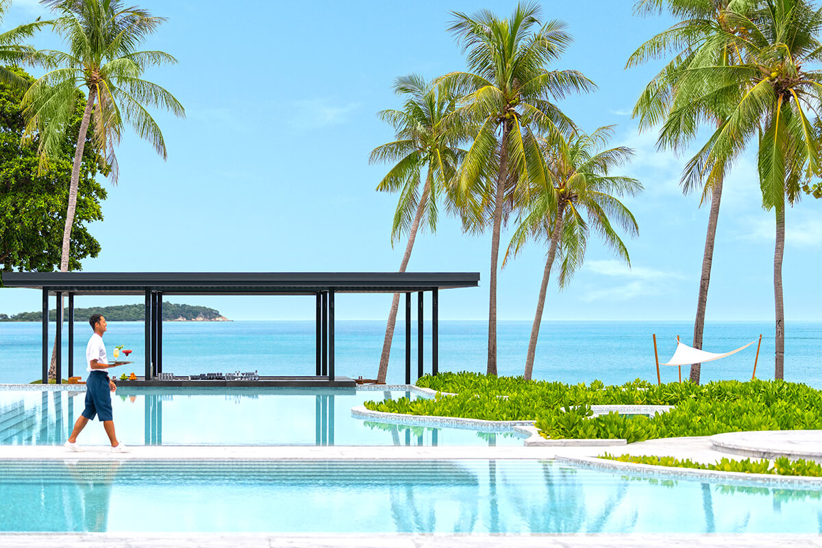 Swim-Up Hotel Pool Bars around Southern Thailand - Centara Reserve