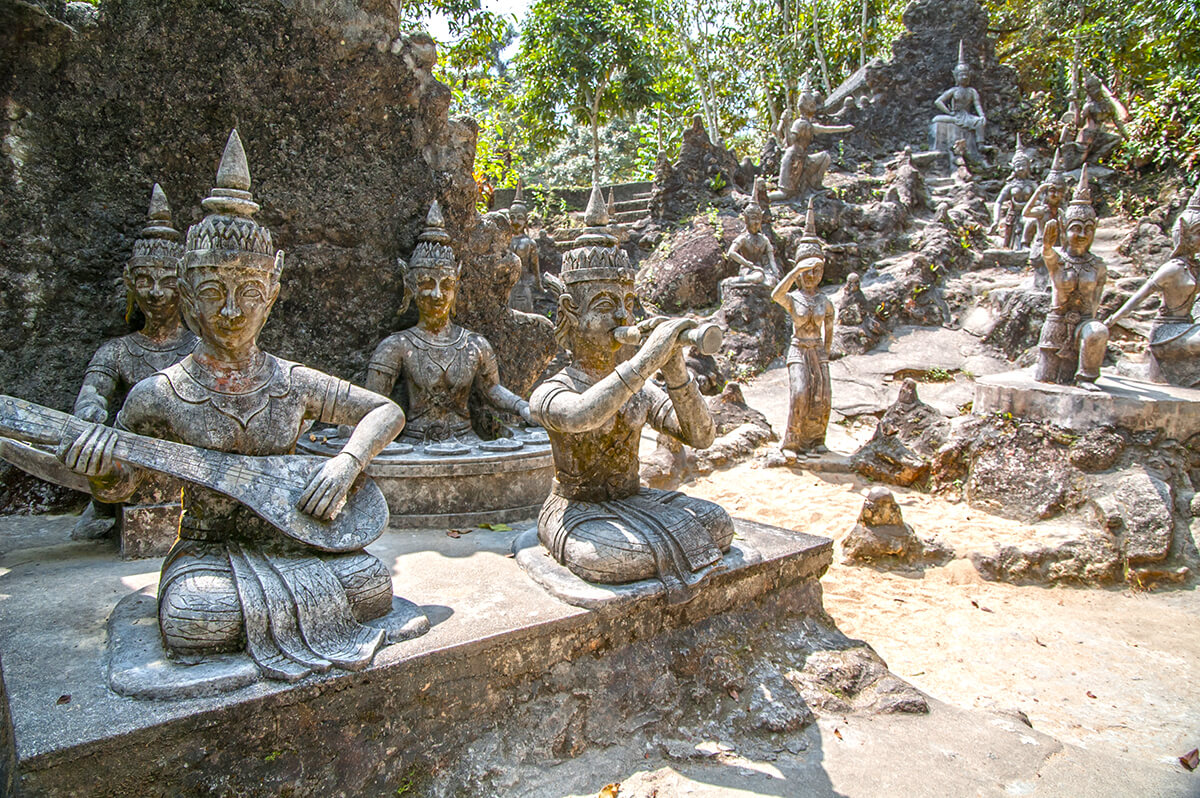 The Secret Buddha Garden is a magical place
